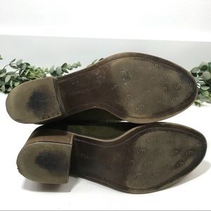 franco sarto green suede boots